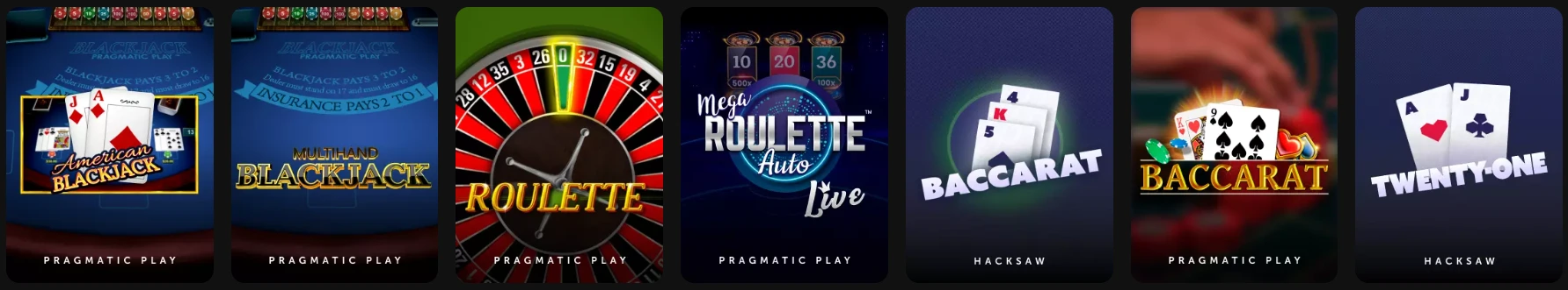 Klassieke en moderne bordspellen bij NewLucky Casino